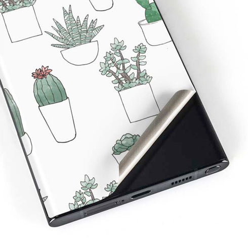 Succulent Pattern Galaxy Skins